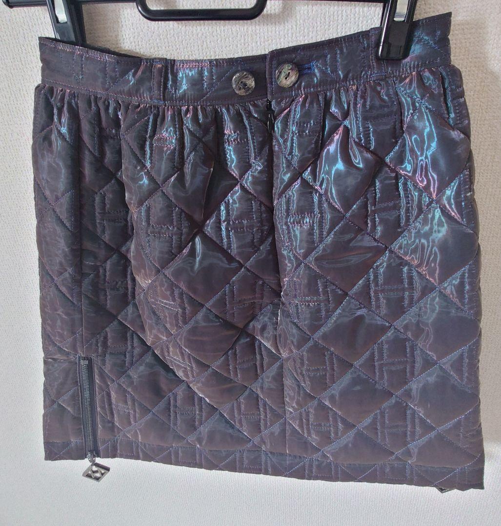 hazama 夜空に駆ける透明彩度のキルティングスカート XS カバン