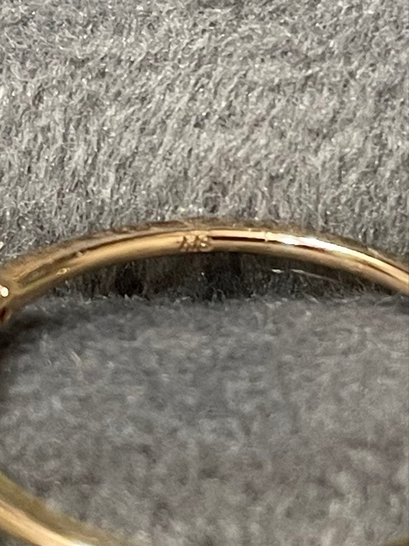 ナ*ノ様 モルガナイト リング 18金 ピンクゴールド