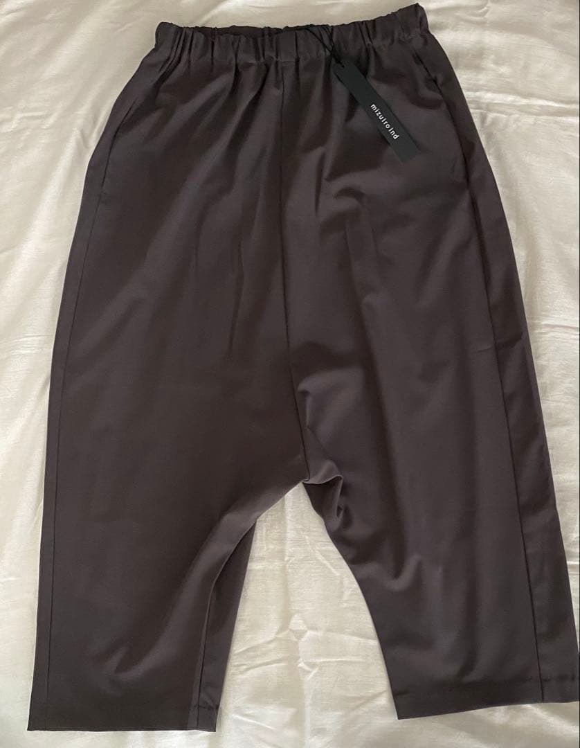mizuiro ind サルエルパンツ　カラー：チャコールグレー