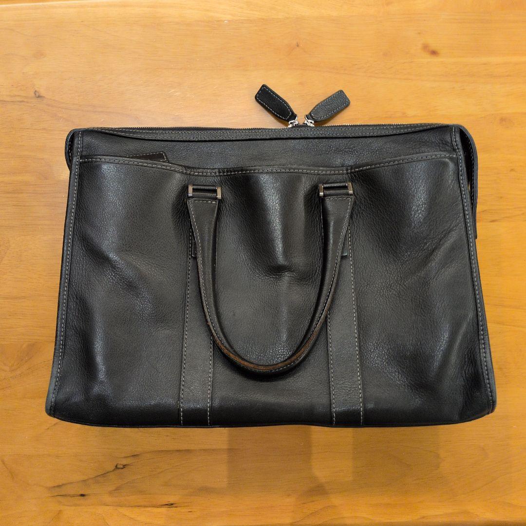 土屋鞄 プロータ防水スタンダードブリーフ ビジネスバッグ ブラック