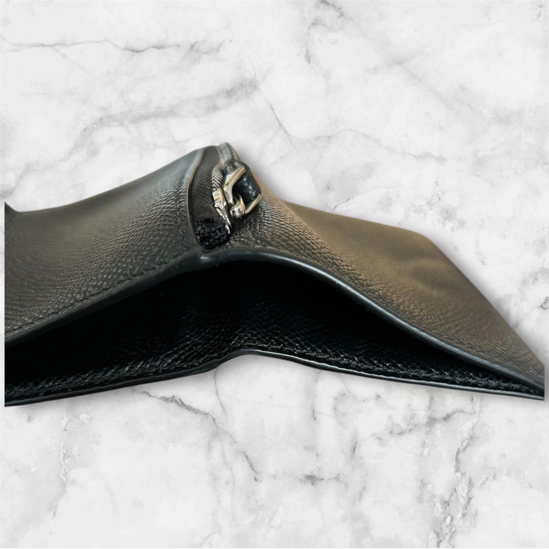 ブルガリ BVLGARI 美品✨サークルロゴ クリップ 三つ折り財布