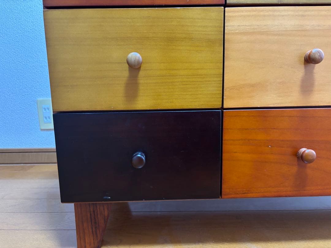 【完売品】ウッドチェスト ナチュラル 北欧風