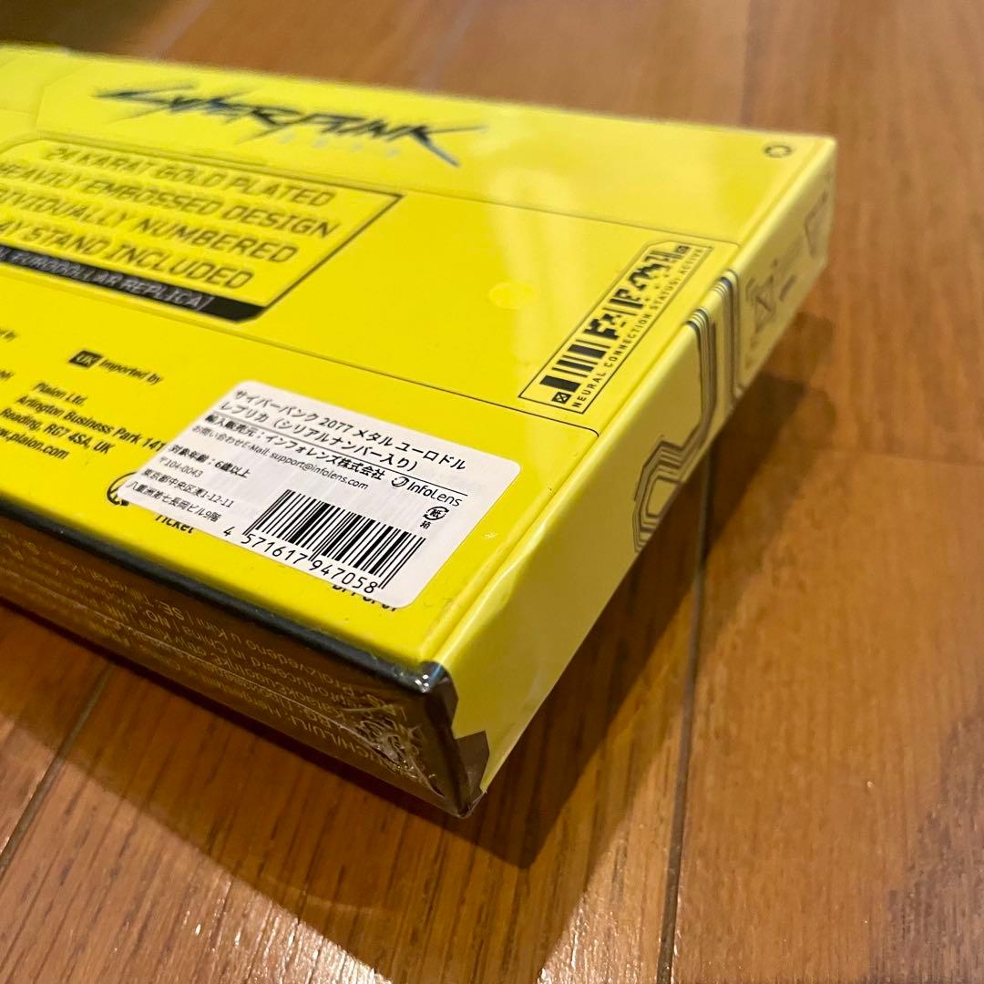 【未開封品】サイバーパンク2077 メタルユーロドル レプリカ