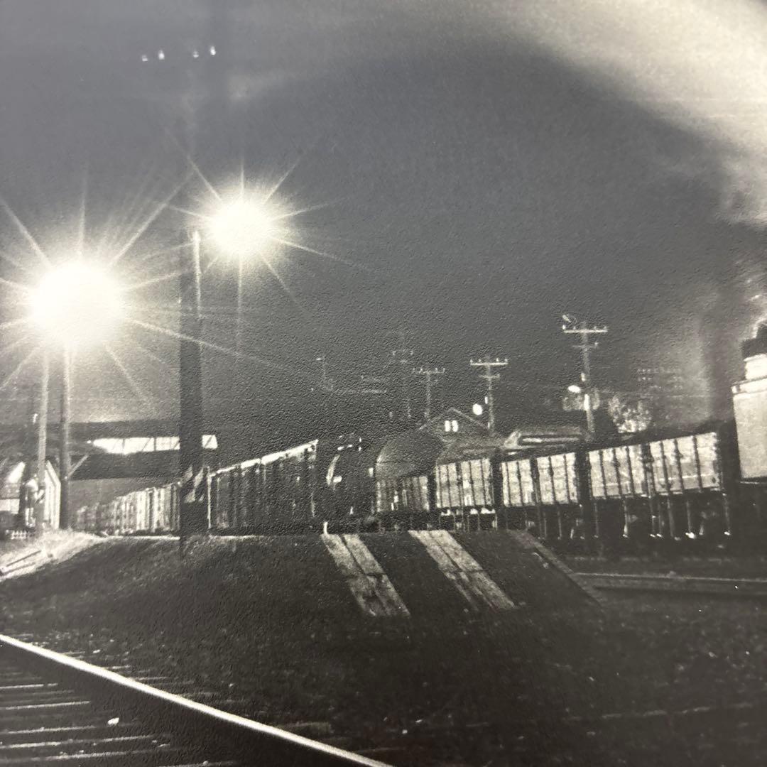 蒸気機関車59663 夜間の鉄道写真