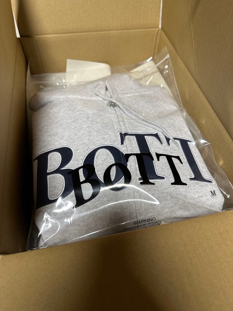 BoTT OG Logo Zip Hoodie グレー
