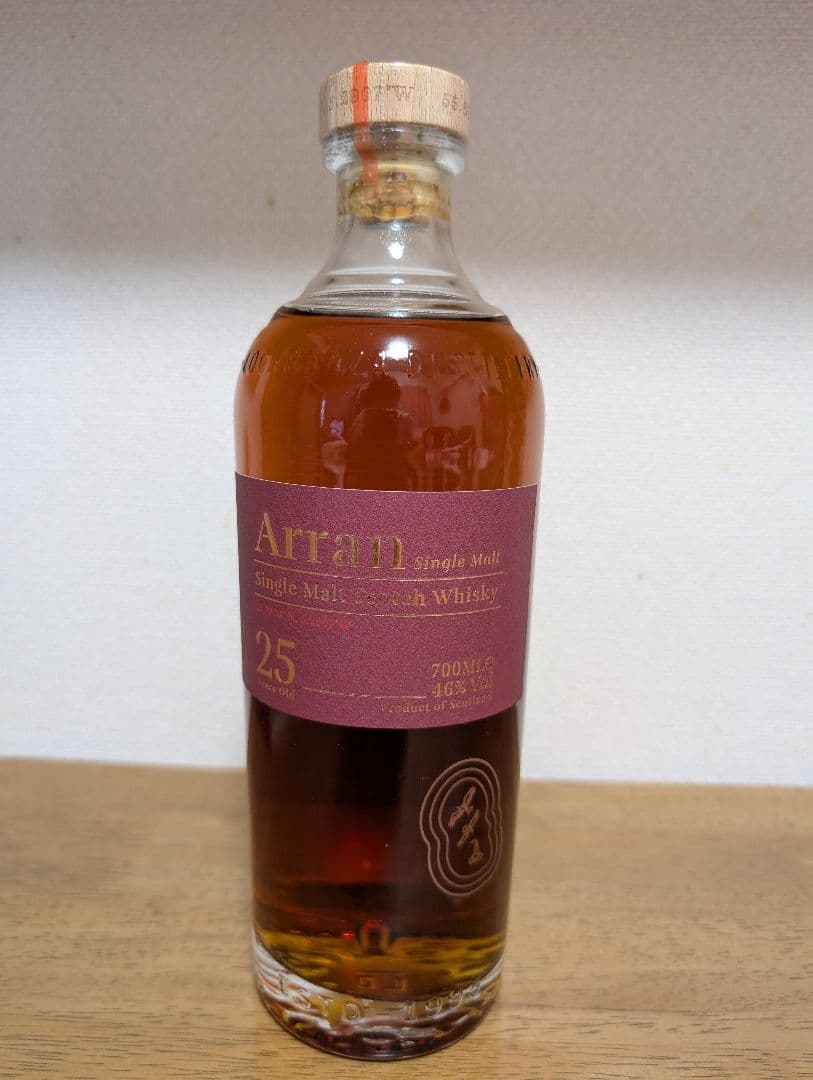 Arran 25年 シングルモルトスコッチウイスキー 700ml