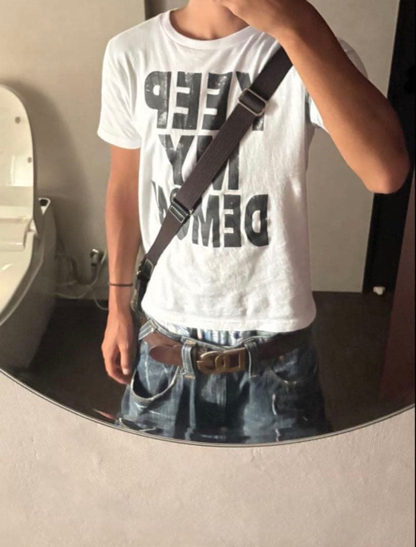 moneysex888 keep my demon tシャツ sk8