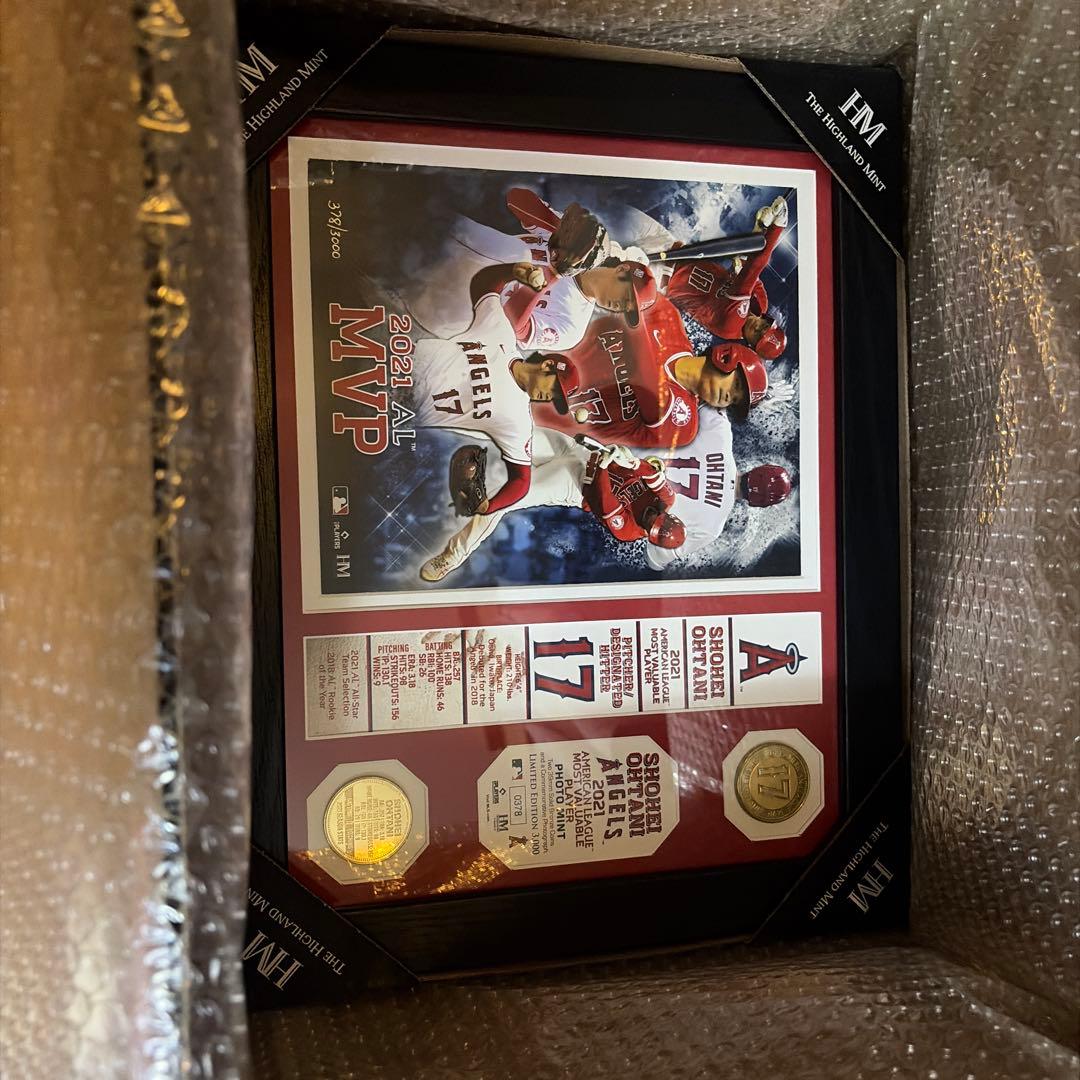 h*n様 大谷翔平2021MVP記念フレーム　3000個限定