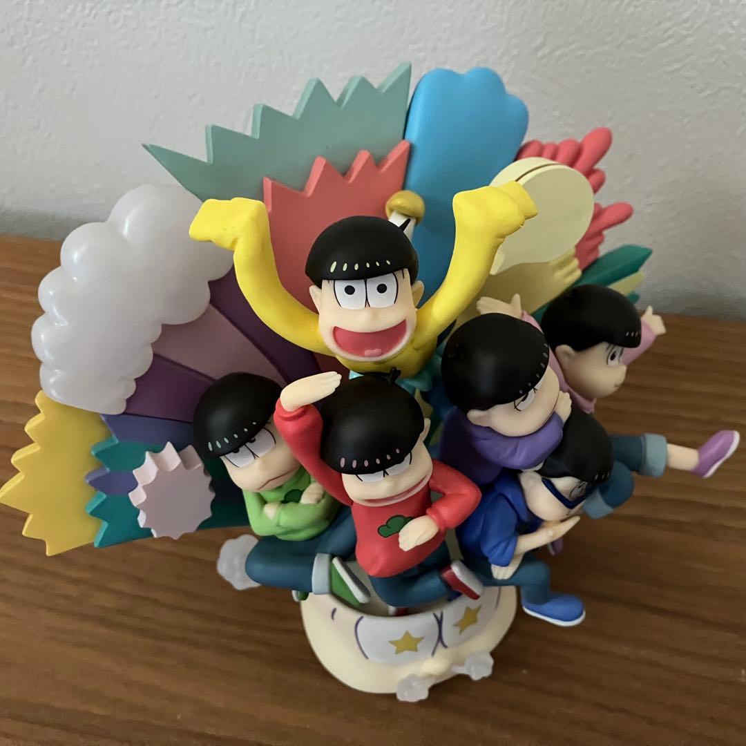 美品 おそ松さん 松野兄弟 ジオラマフィギュア