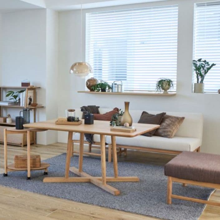 【送料込み】ACTUS THYME ソファダイニングセット①