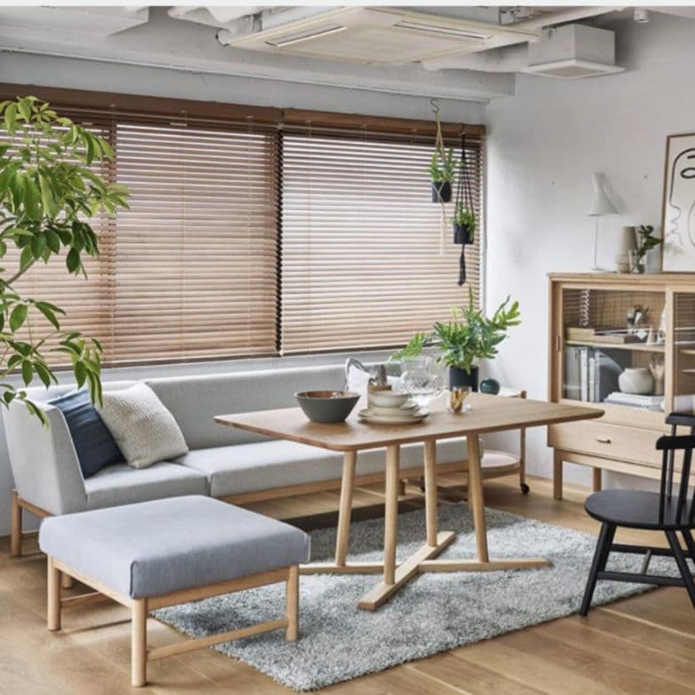 【送料込み】ACTUS THYME ソファダイニングセット①