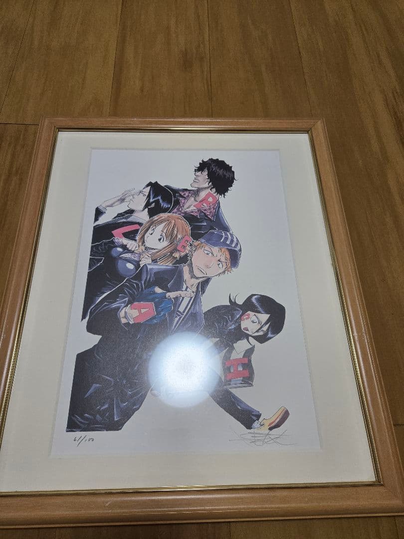 BLEACH　直筆サイン入りリトグラフ