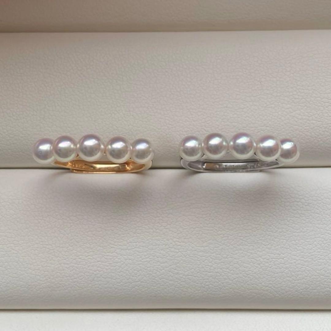 専用ページ　あこやベビーパールリング　2点まとめ