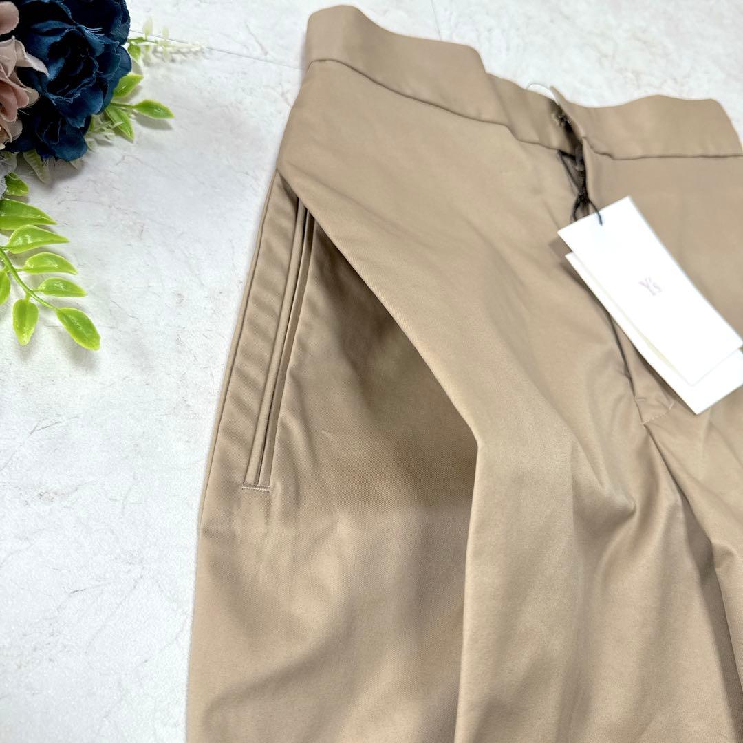 新品タグ付き⭐︎y's ヨウジヤマモト 4万　デザインパンツ　ベージュ　変形