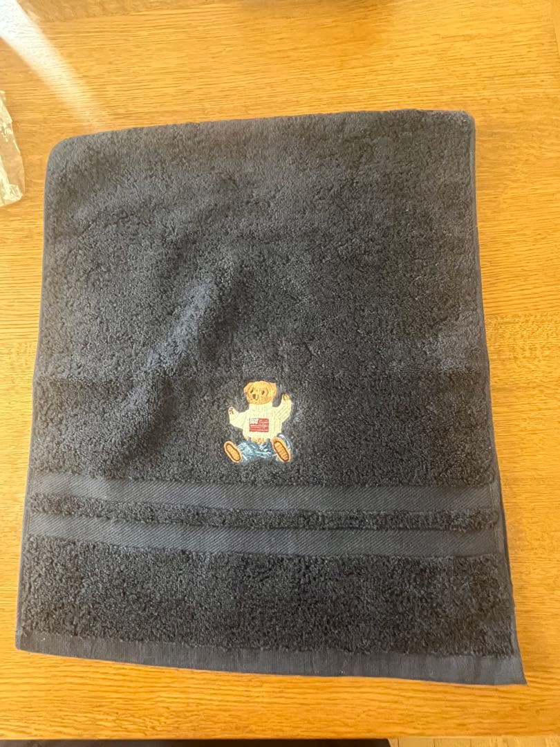 お値下げ！ポロベア　ラルフローレン　刺繍タオルセット　ネイビー