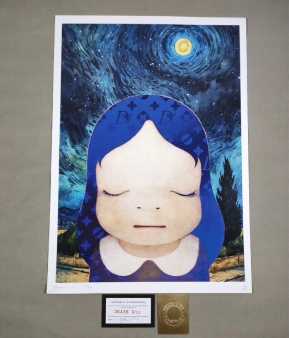 DEATH NYC 世界限定 現代アート 奈良美智 ロッタちゃん ゴッホ 星月夜