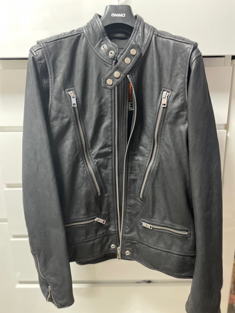dieselレザーライダースジャケット