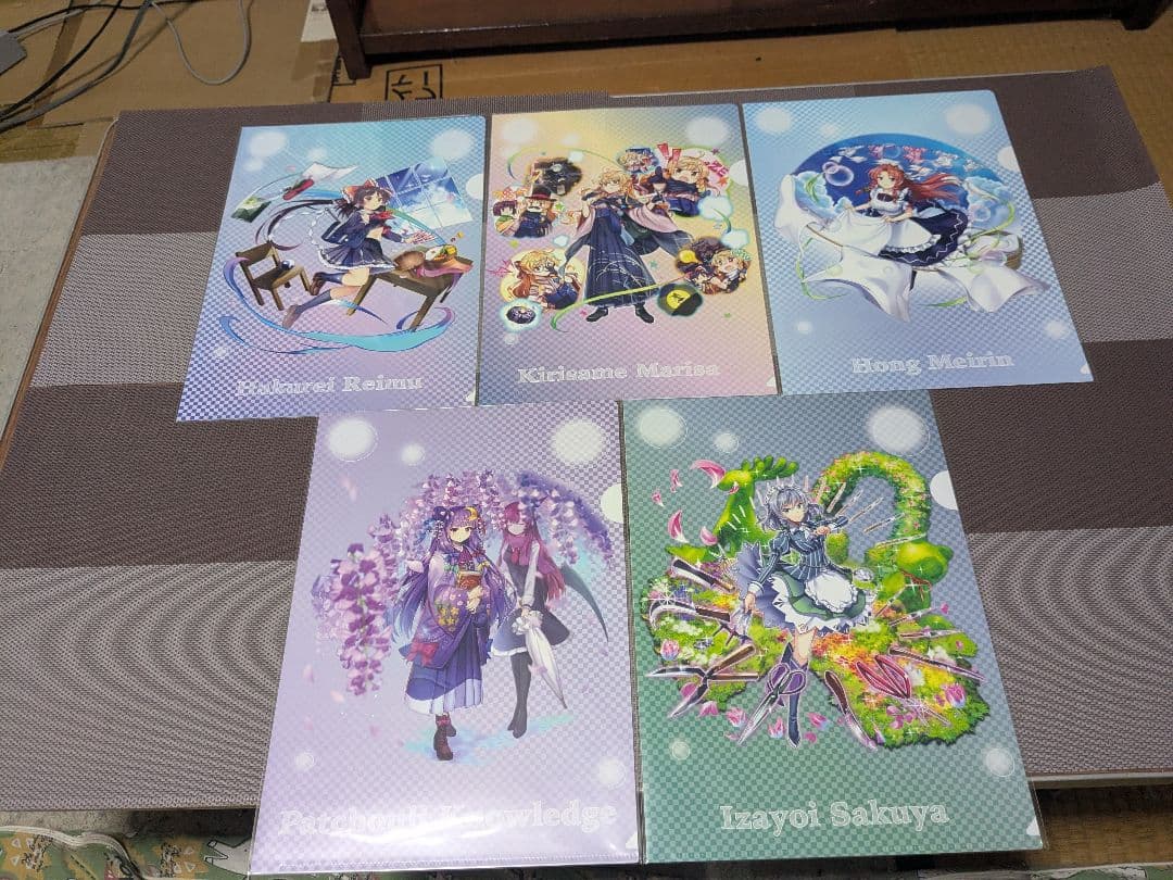 東方LostWord　dmmスクラッチWチャンス賞 A4クリアファイル全種セット