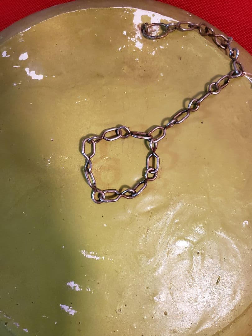 英国　アンティーク　壁掛け　陶器