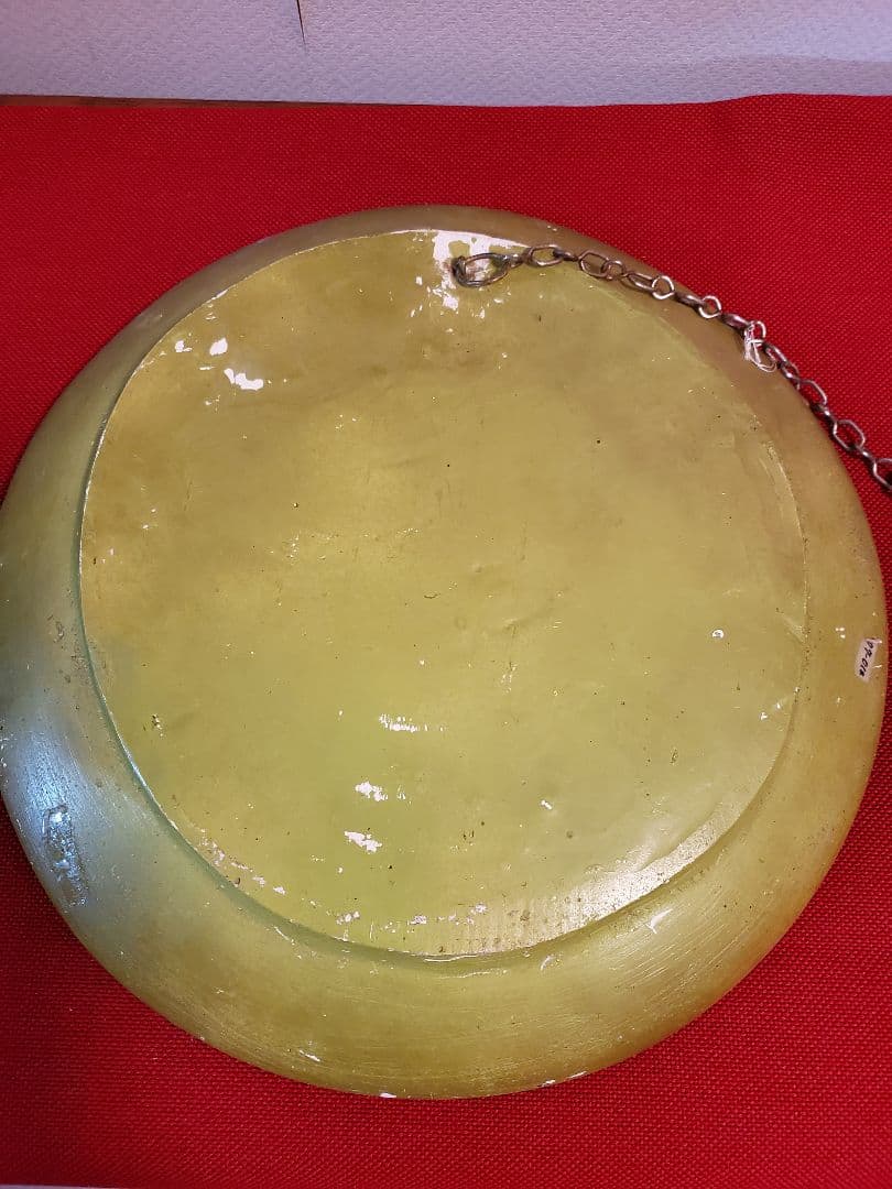 英国　アンティーク　壁掛け　陶器