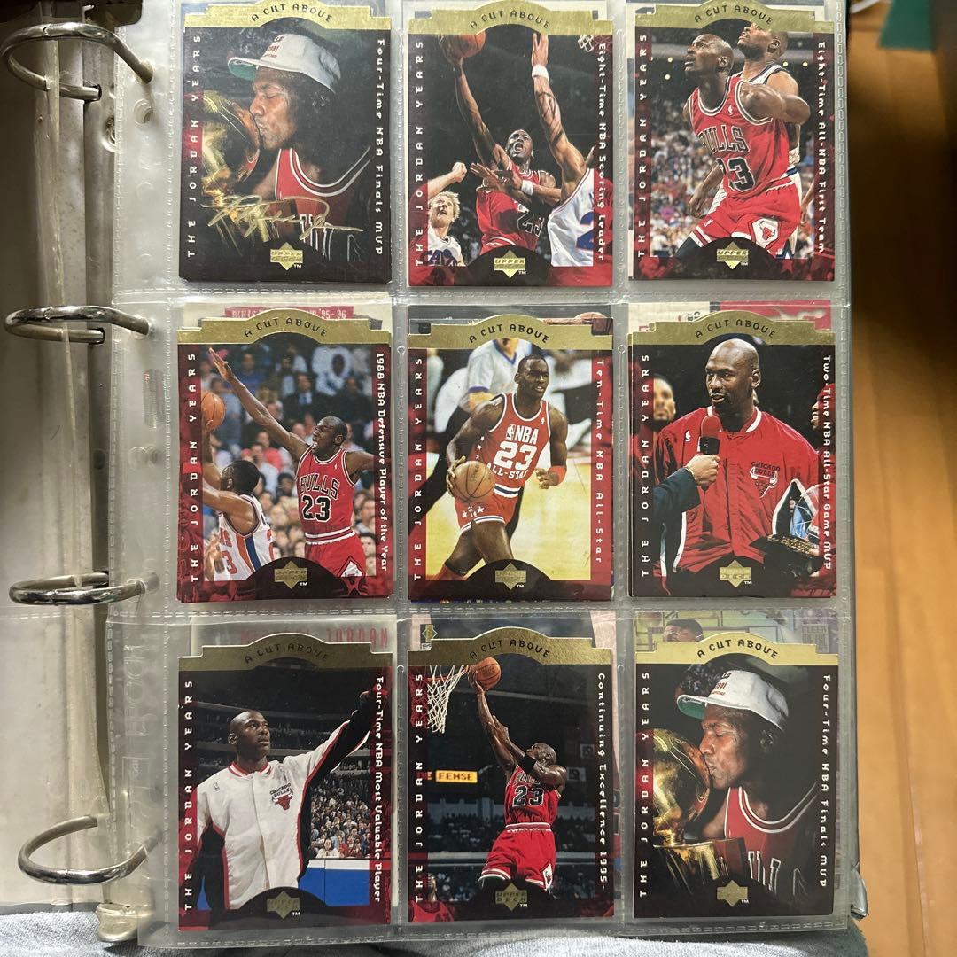 マイケル・ジョーダン カード 金箔サイン1枚 他8枚