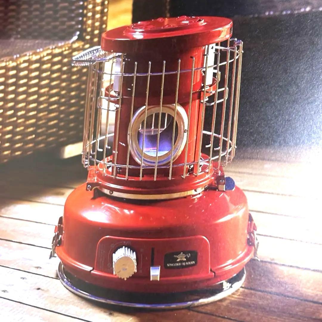 センゴクアラジン ポータブルガスストーブ SAG-BF02A(R) 未使用 赤