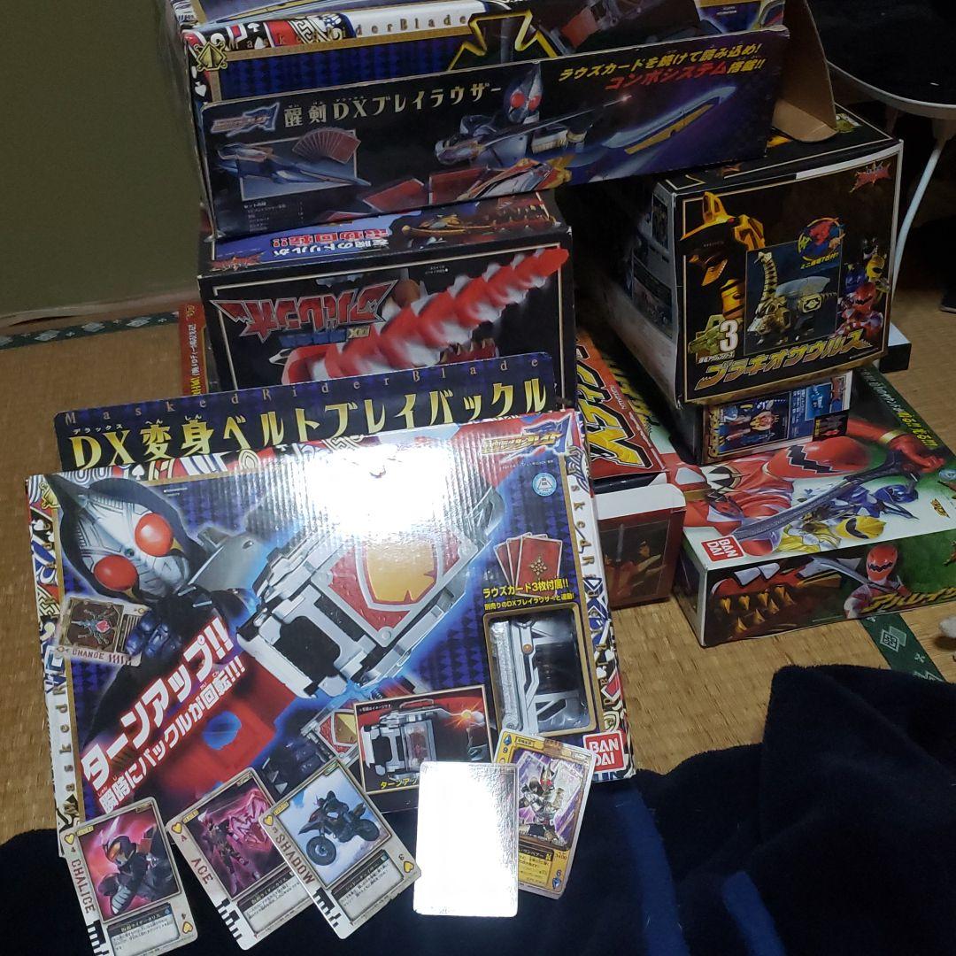 仮面ライダー、アバレンジャーおもちゃセット