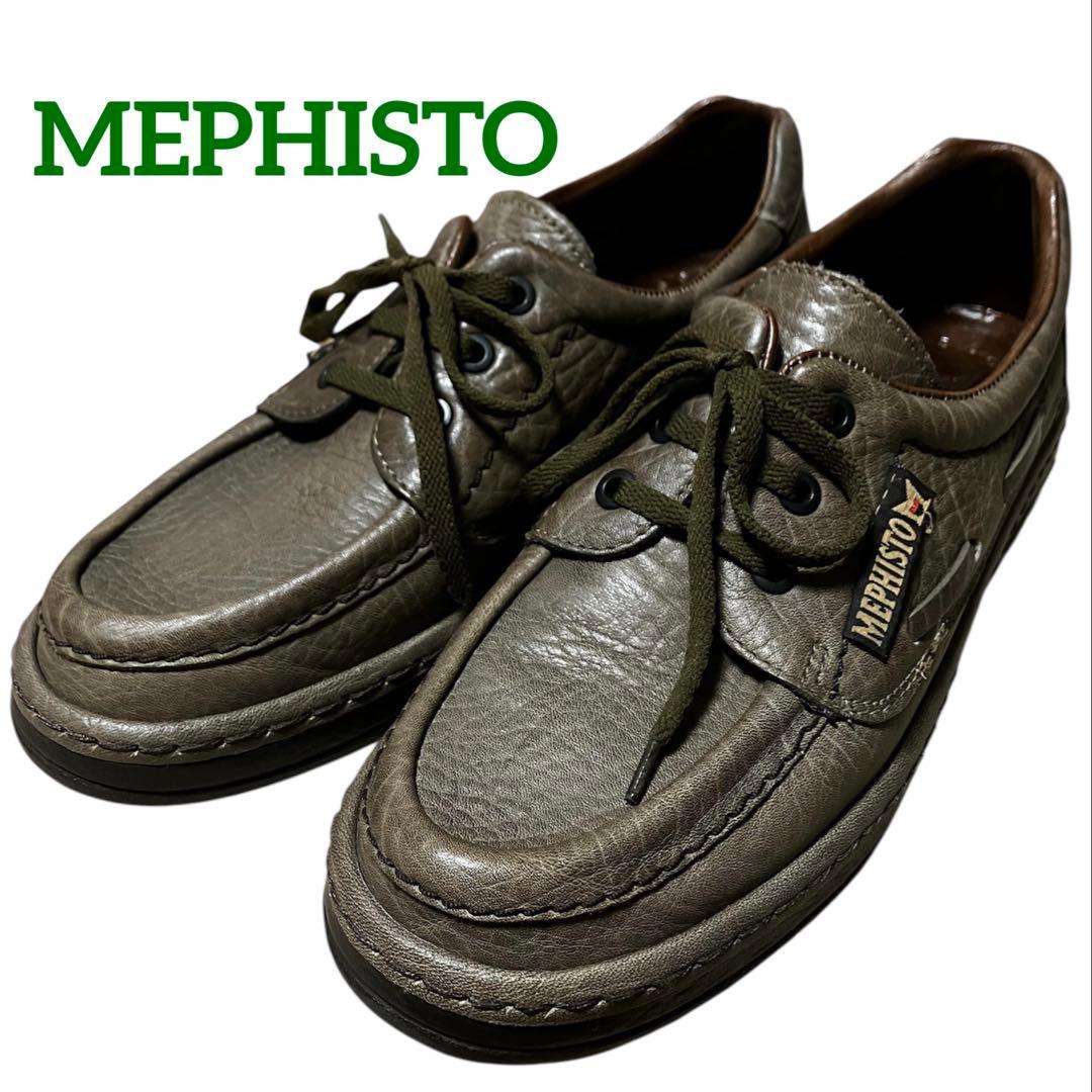 MEPHISTO メフィスト　デッキシューズ　レザーシューズ　サイズ6 約26