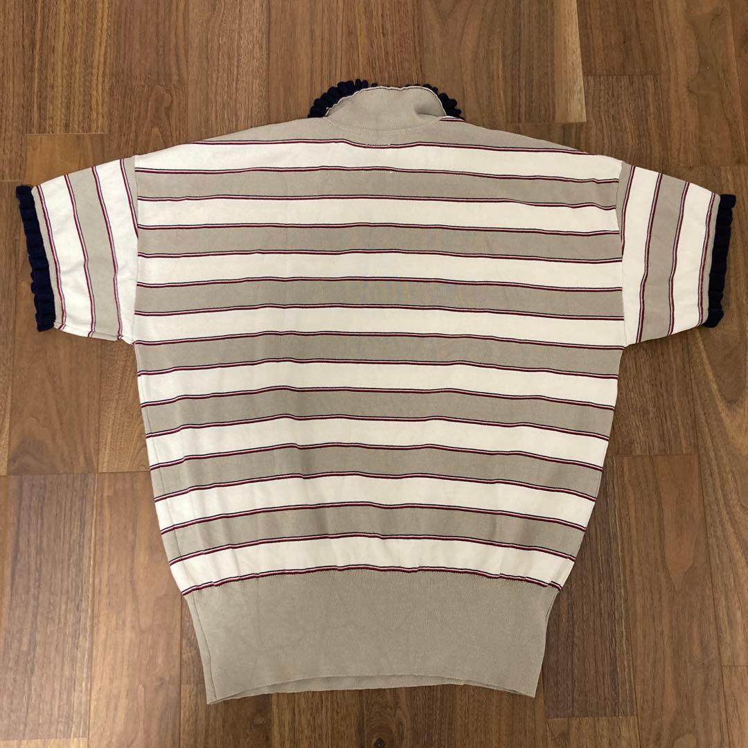 新品　rhodolirion Frill Polo Sweater ポロシャツ