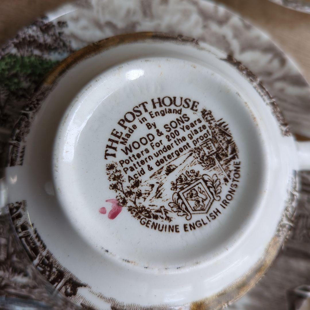 ヴィンテージ スープカップ&ソーサー 6セット イギリス製