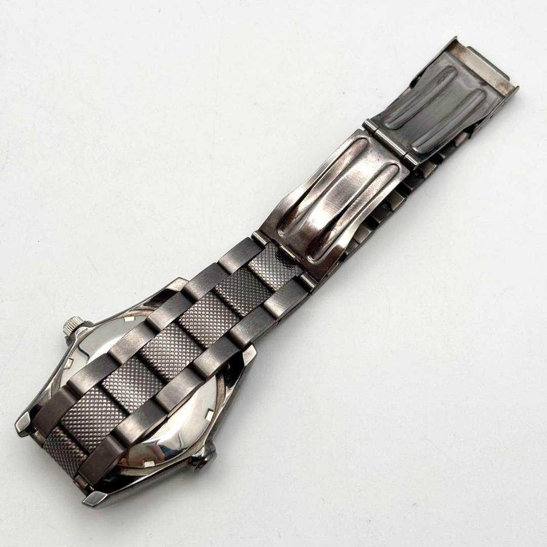 稼働 オリエント 腕時計 自動巻き AT PF0E-D0 3針 デイト シルバー