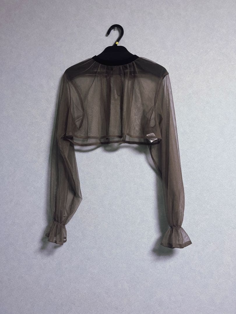 【美品】etoll. 3wayシフォンボレロ&レースキャミドレス S