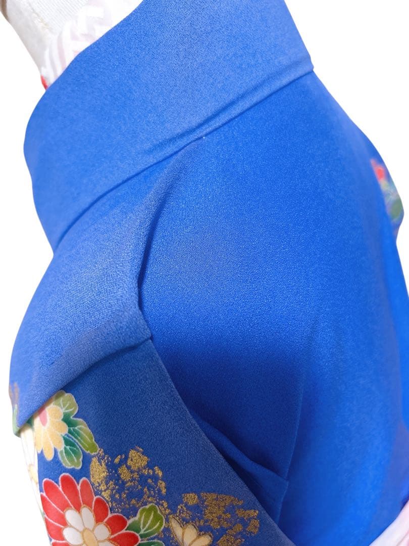 訳あり特価品♡正絹　七五三　7歳　フルセット　一式　青系　ピンク