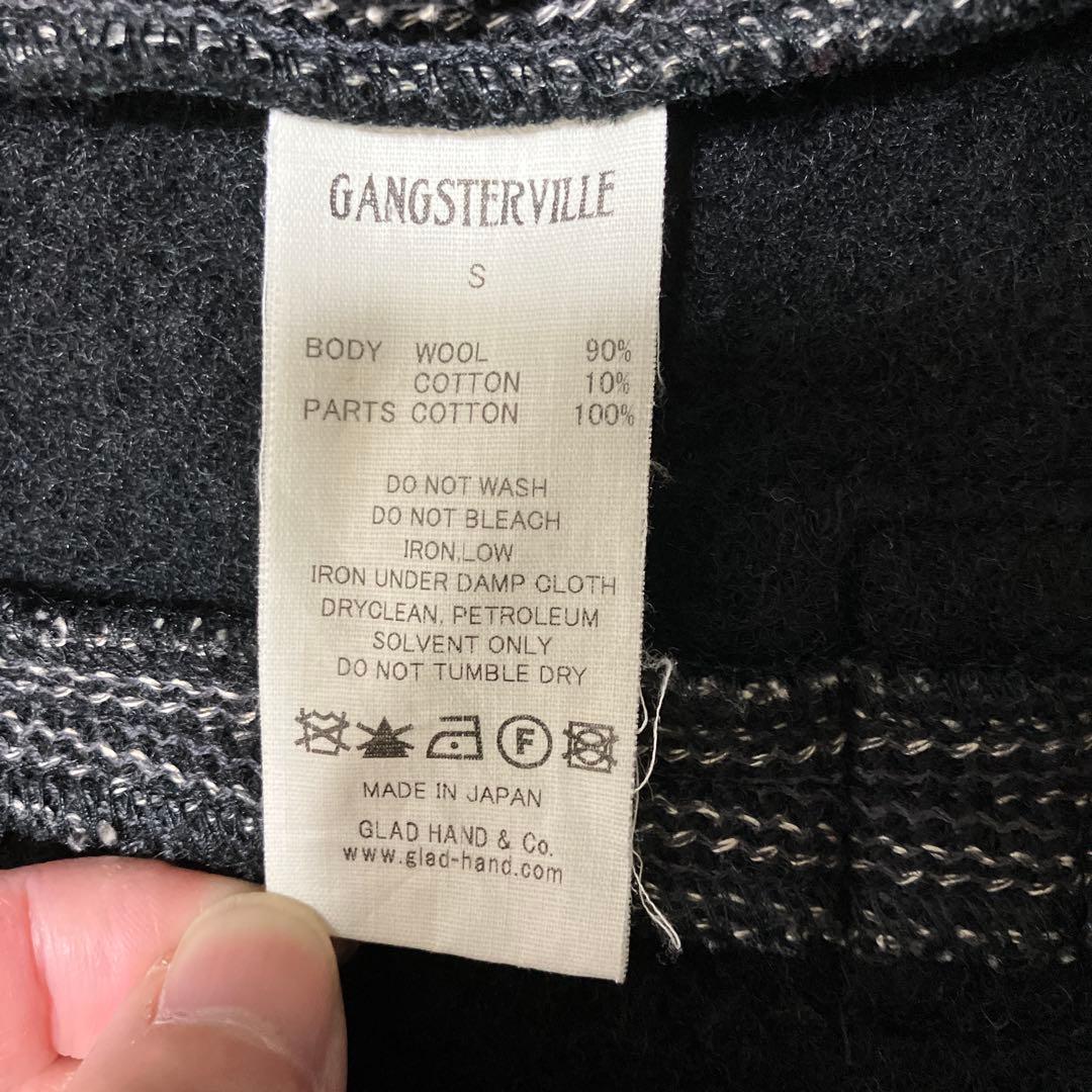 GANGSTERVILLE ビーチクロスベスト S ごま塩