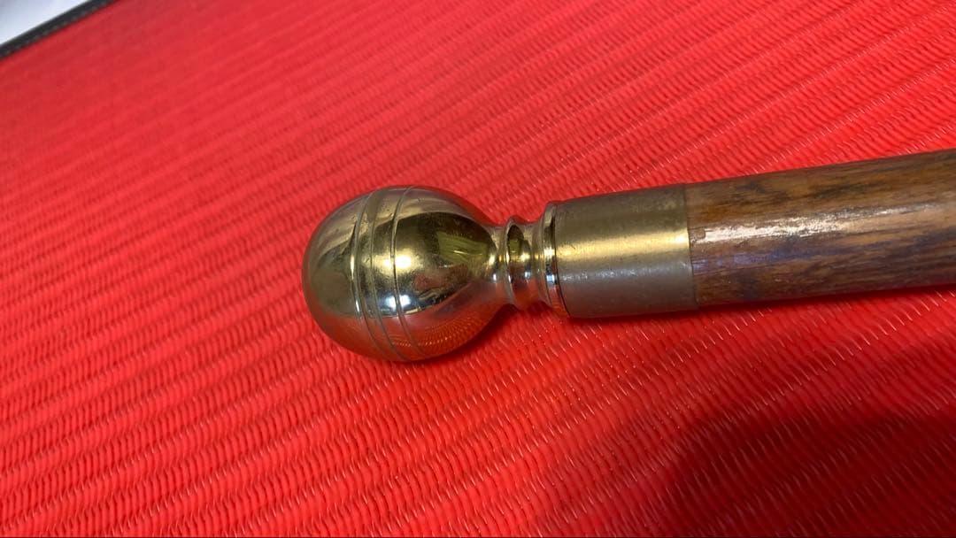 【即購入不可❌】アンティーク杖　約86.5cm ハンドル開きます。仕込み杖