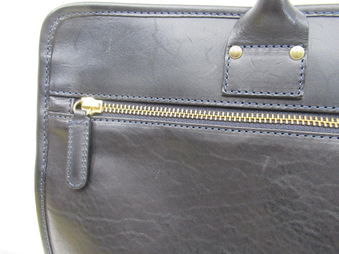 【正規品】フェリージ 12-39 ブリーフケース オールレザー ネイビー N41