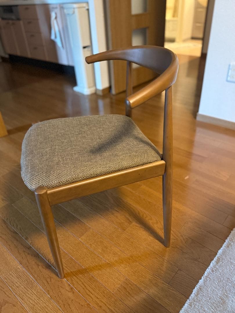 【送料込み】ニトリ北欧風 ウッドダイニングテーブル＆チェア4脚セット