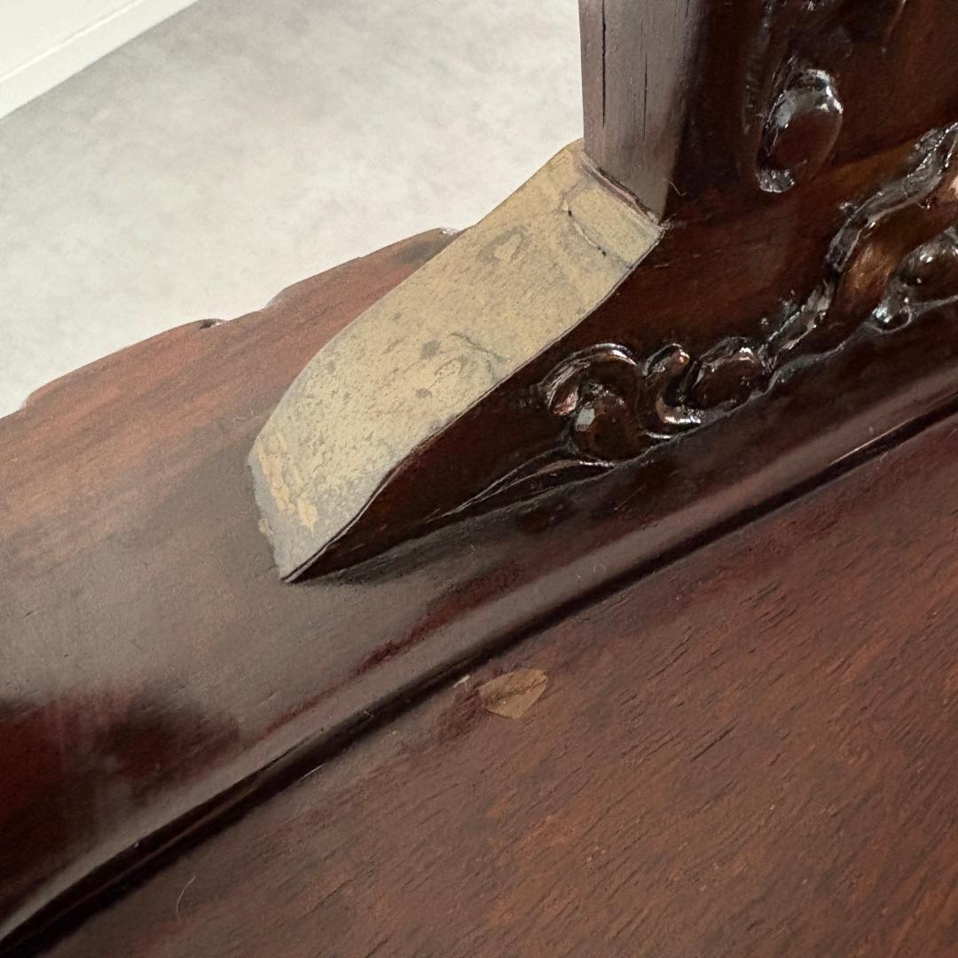 ロココ様式　彫刻　ガブリオールレッグ　チェア