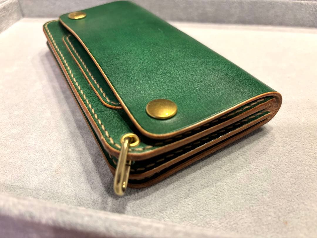 トラッカーウォレット　TW03-G グリーン　緑　財布　長財布