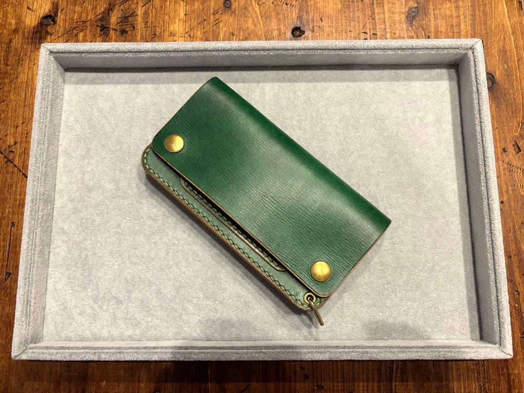 トラッカーウォレット　TW03-G グリーン　緑　財布　長財布