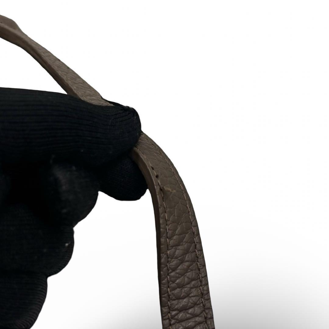 【良品】フルラ　カプリッチョ　2way ショルダーバッグ　ハンド　グレー斜め掛け