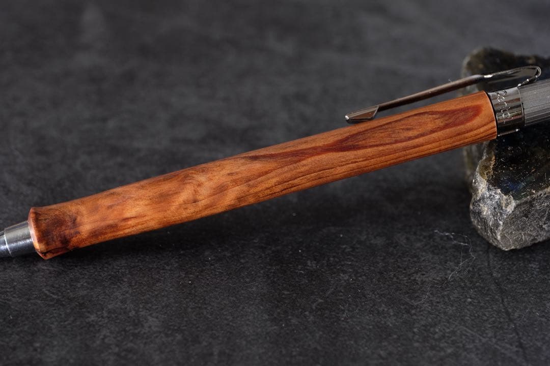 PG5木軸カスタム0196　高村杢工房 製図用シャープペンシル　魚梁瀬杉油杢