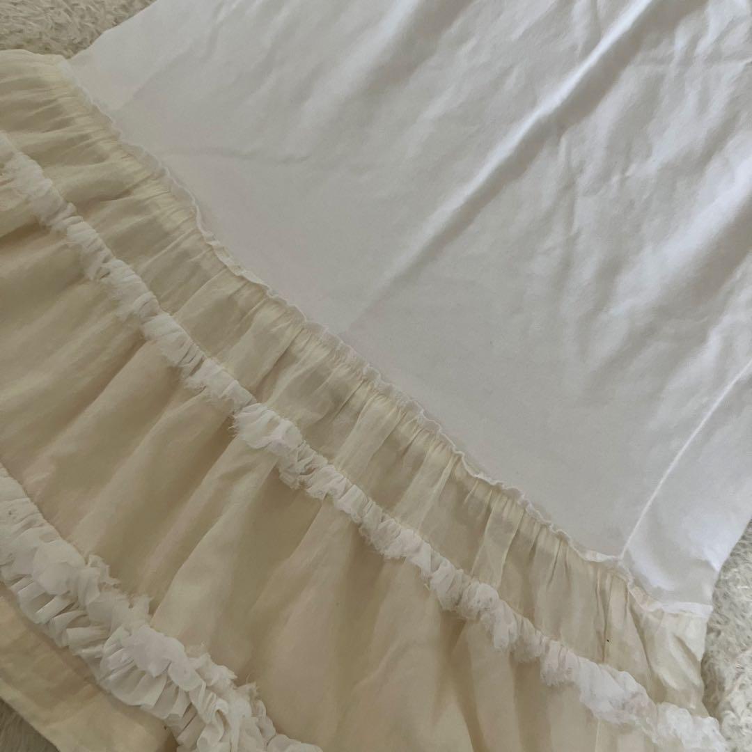 COMME des GARCONS AD1999 コットン 膝丈 スカート 白