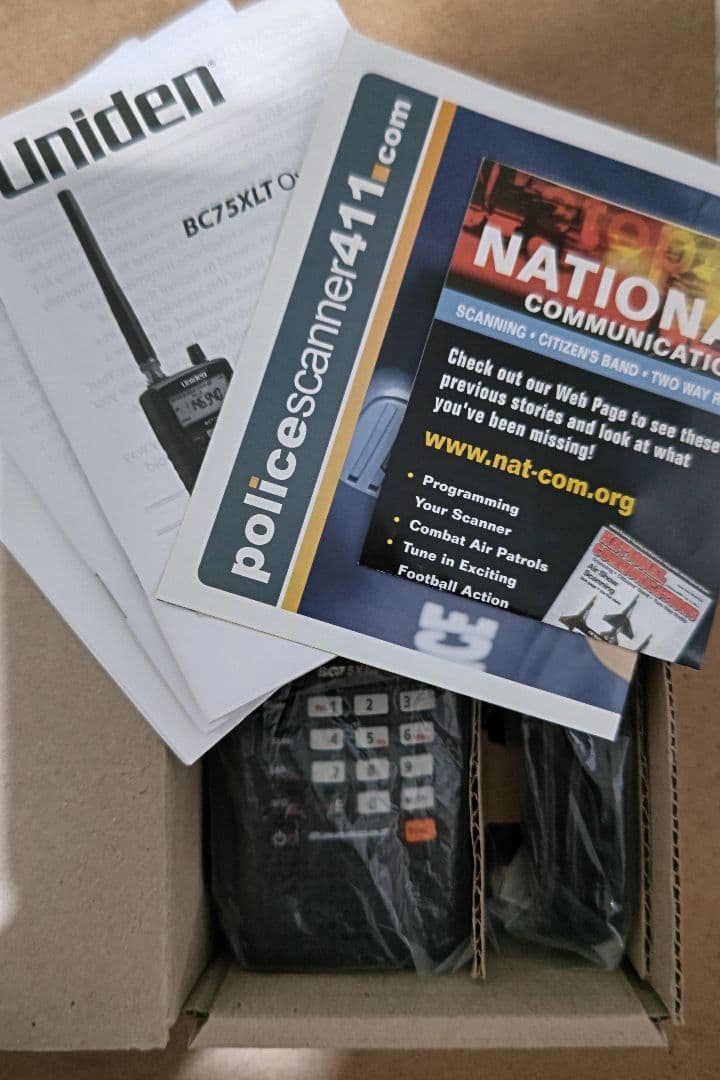 ユニデン BC75XLT エアバンドレシーバー