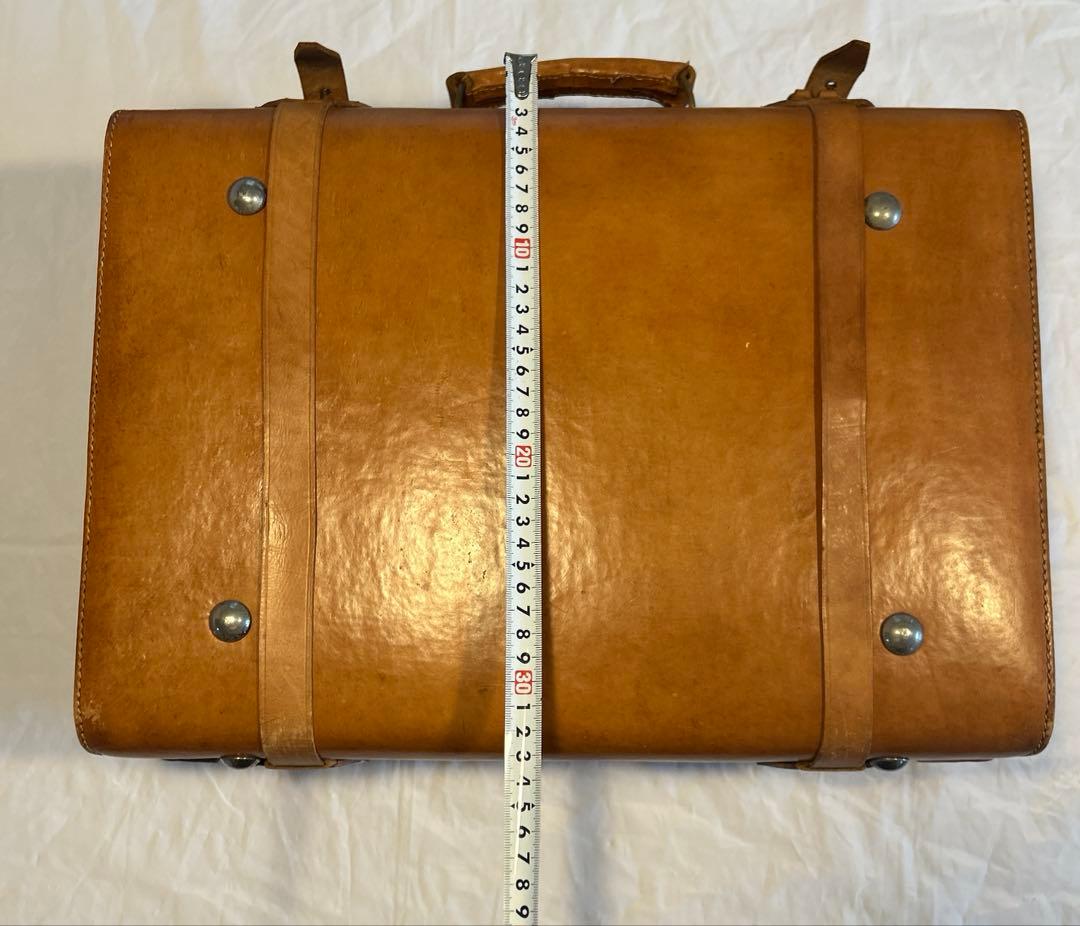 本革　レトロ　バッグ　キャリーケース