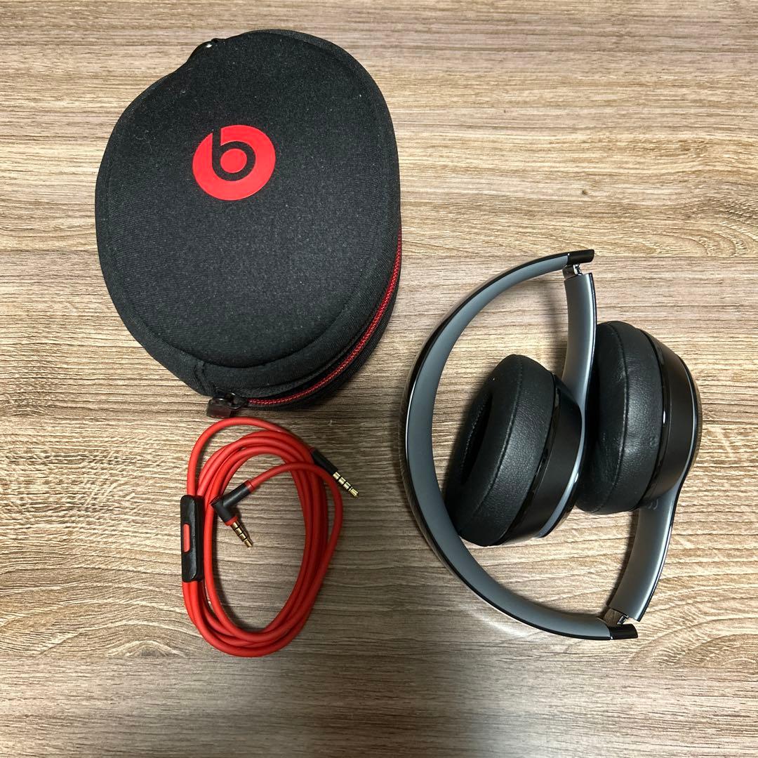 beats solo 有線　ヘッドホン