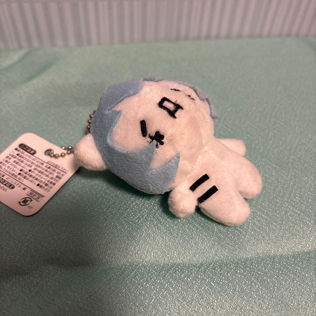 【かおもじネコ】新形態 マスコットBC エヴァンゲリオン 綾波レイ風ぬいぐるみ