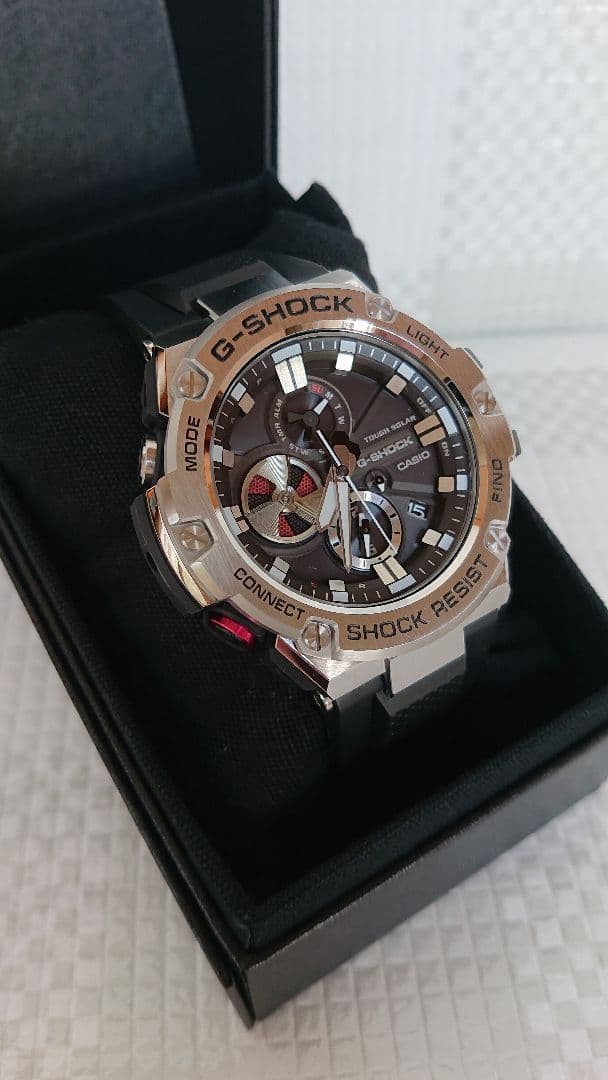 T*3様 G-SHOCK G-STEEL GST-B100-1AJF 美中古品。