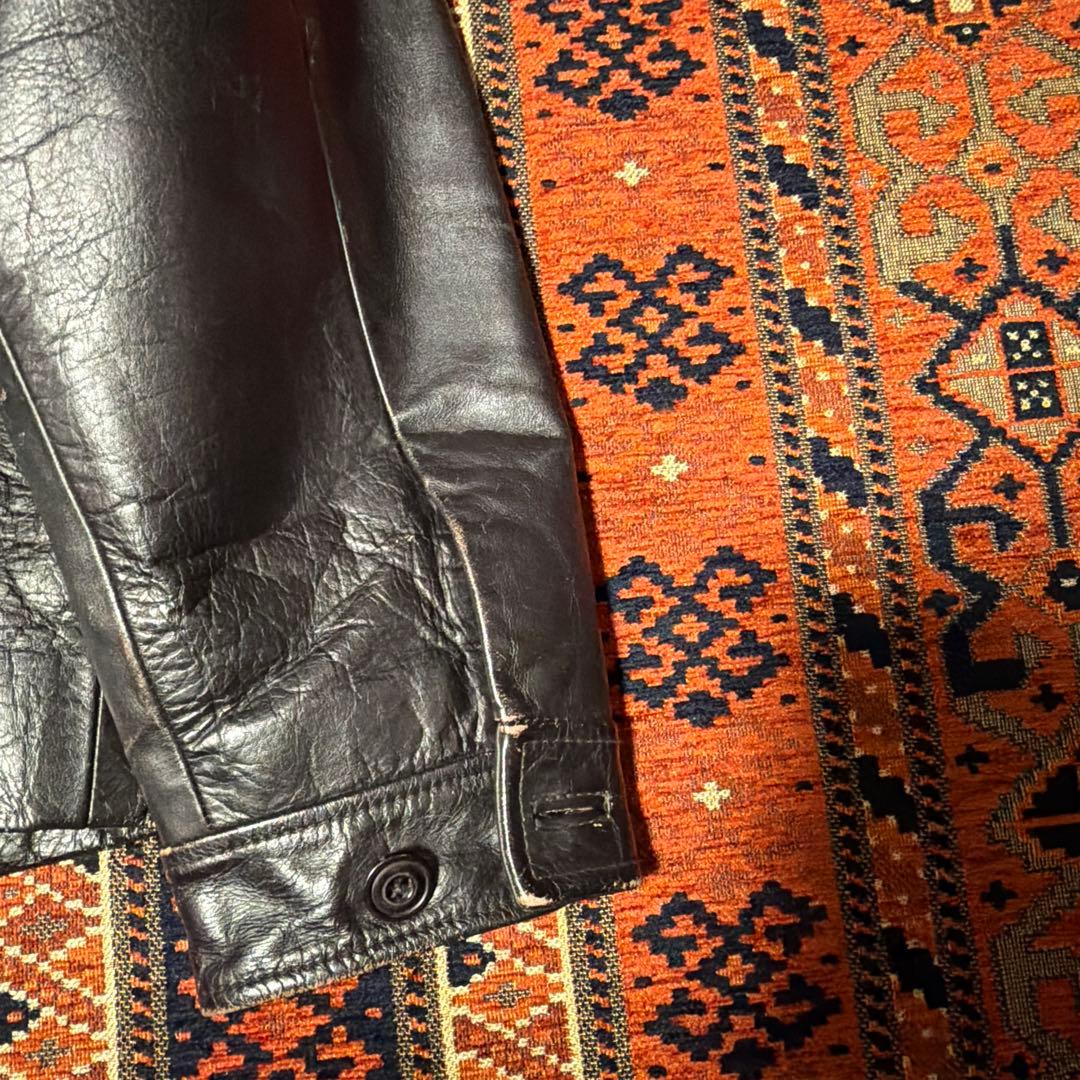 oldgap レザージャケット　gap 90s 古着