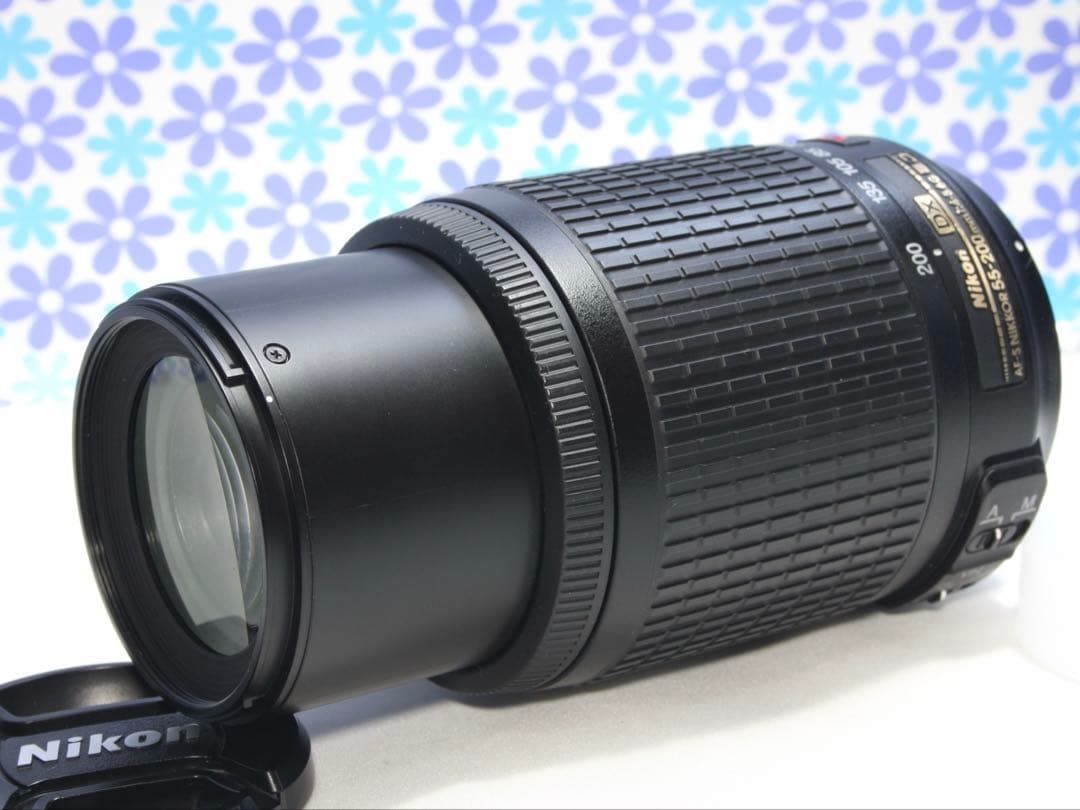 極美品❤️Nikon AF-S 55-200mm VR❤️人気の望遠レンズ❤️